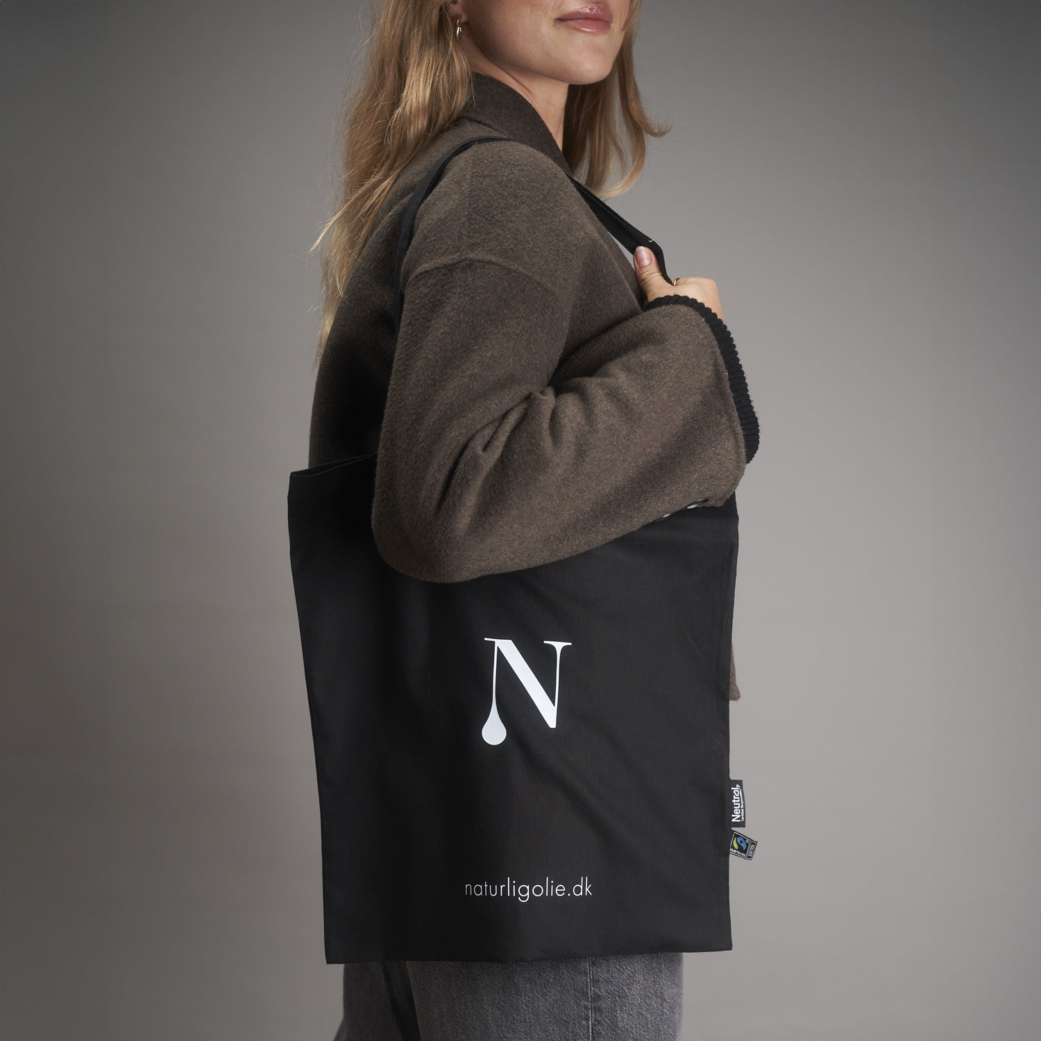 Økologisk Tote bag - Sort
