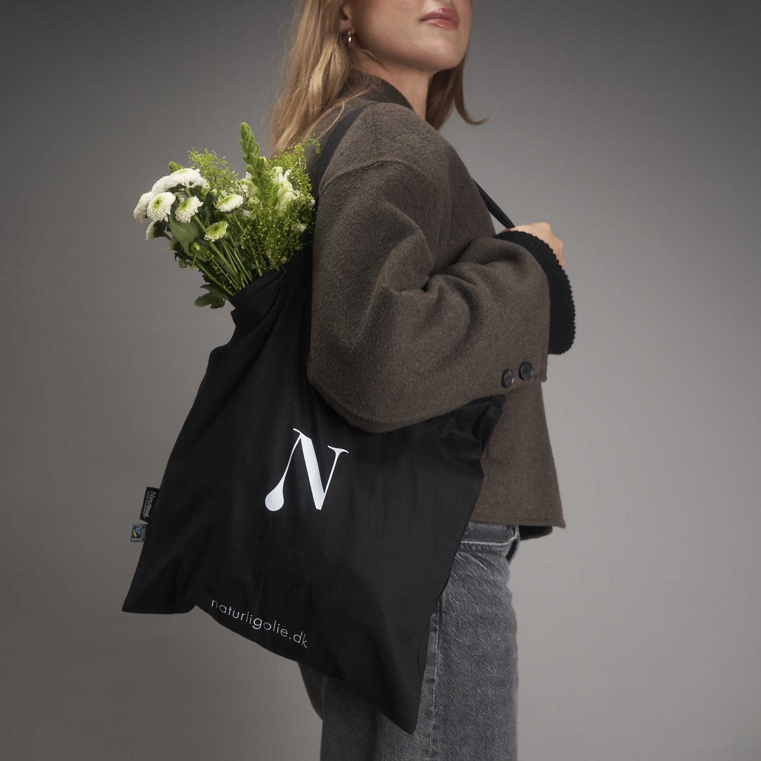 Økologisk Tote bag - Sort