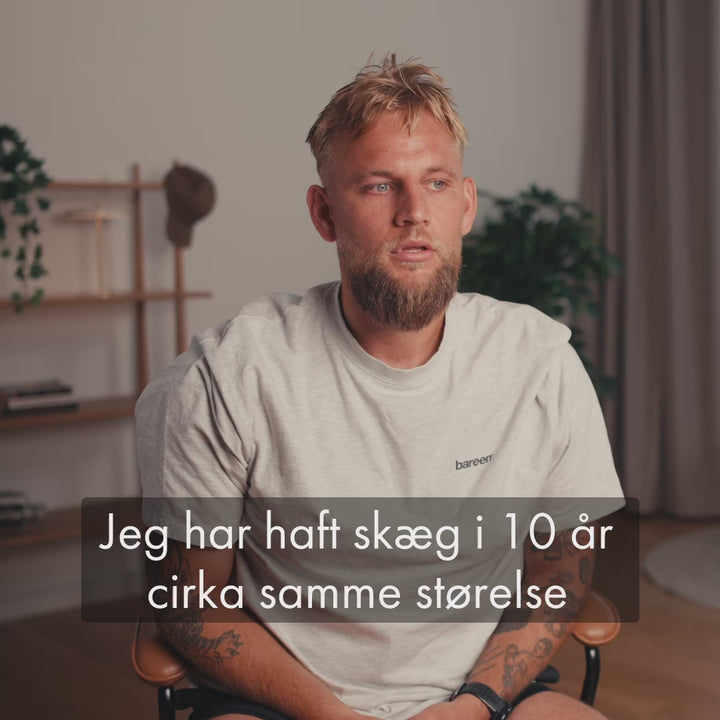 Skægbruger fortæller om kløe og irritation og resultatet efter to uger med Naturligolie Skægserum
